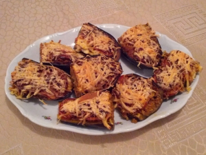 Töltött padlizsán