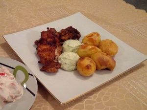 Grillezett csirkecomb