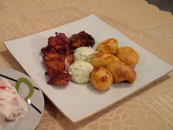 Grillezett csirkecomb