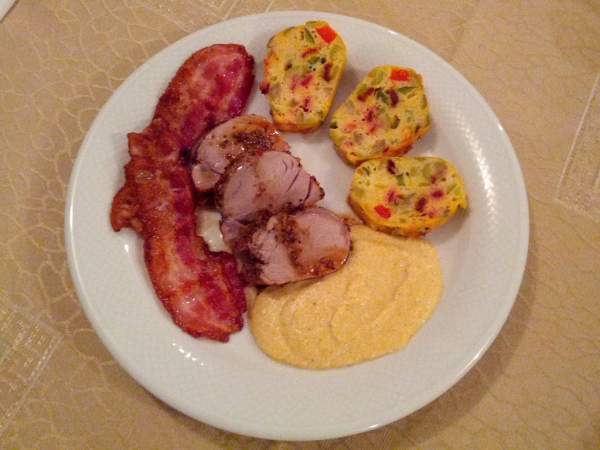 Borskéregben sült szűzpecsenye