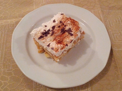 Almatorta sütés nélkül