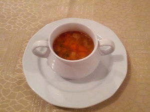 Zöldséges lencseleves